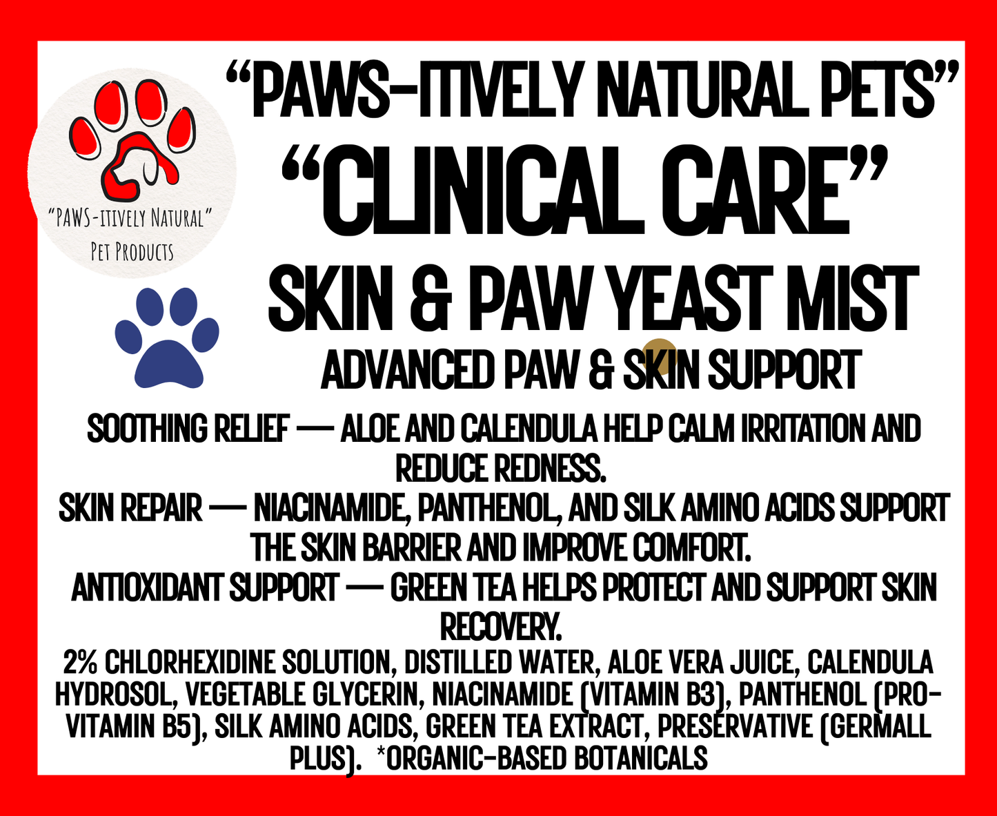 Clinical Care  Paw Mist - Advanced Paw & Skin Support
