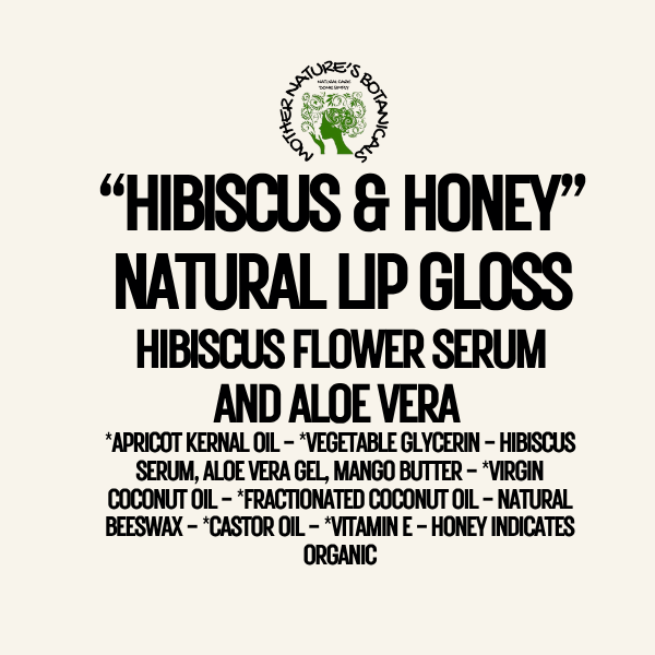 "Fresh Face" - "Lip Service" Natural Lip Gloss with natural tint & flavor