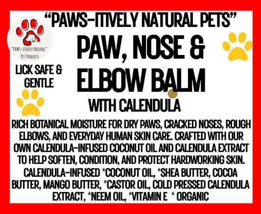 Paw, Nose and Elbow Balm - with Calendula