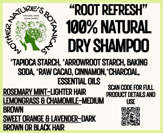 "LUXURY LOX" "ROOT REFRESH" Natural Dry Shampoo (3 shades)