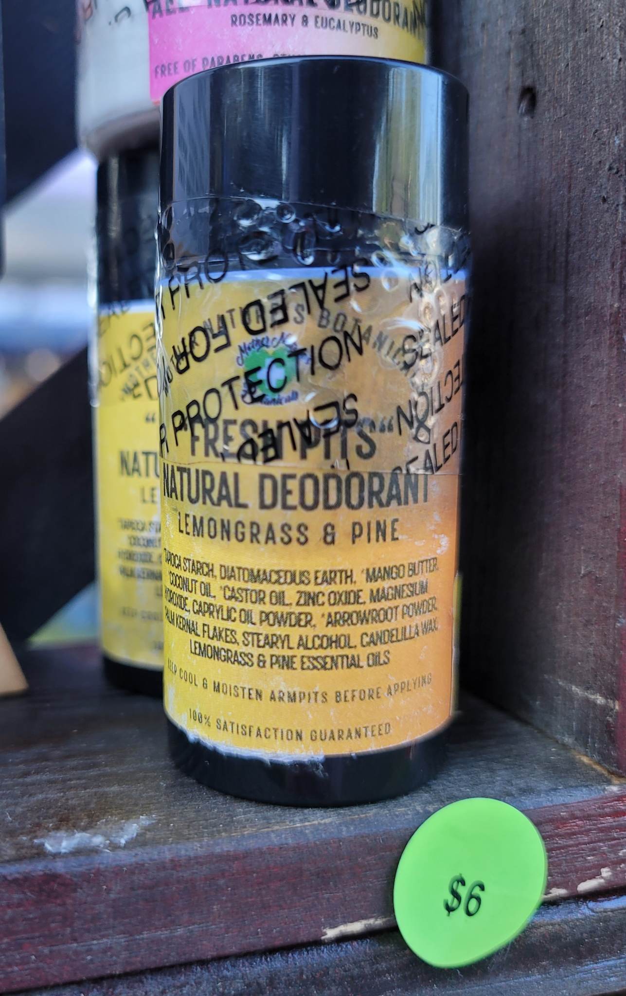 "FRESH PITS" Full Body Natural Deodorant (100% Satisfaction Guaranteed)