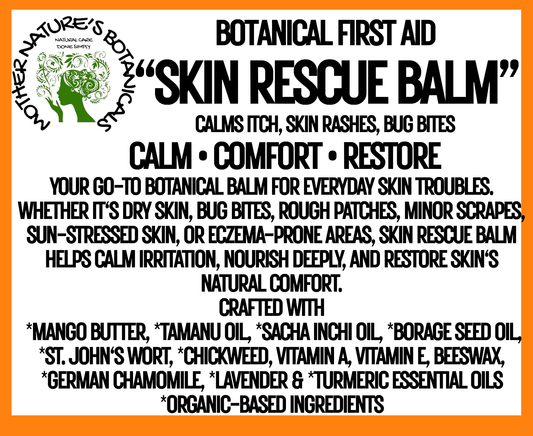 "Skin Rescue Balm" Botanical Skin Rescue Balm (First Aid to go) - Calm • Comfort • Restore