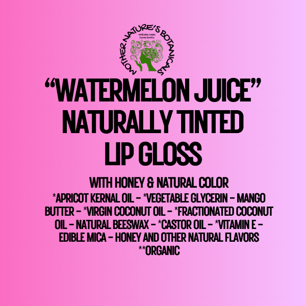 "Fresh Face" - "Lip Service" Natural Lip Gloss with natural tint & flavor