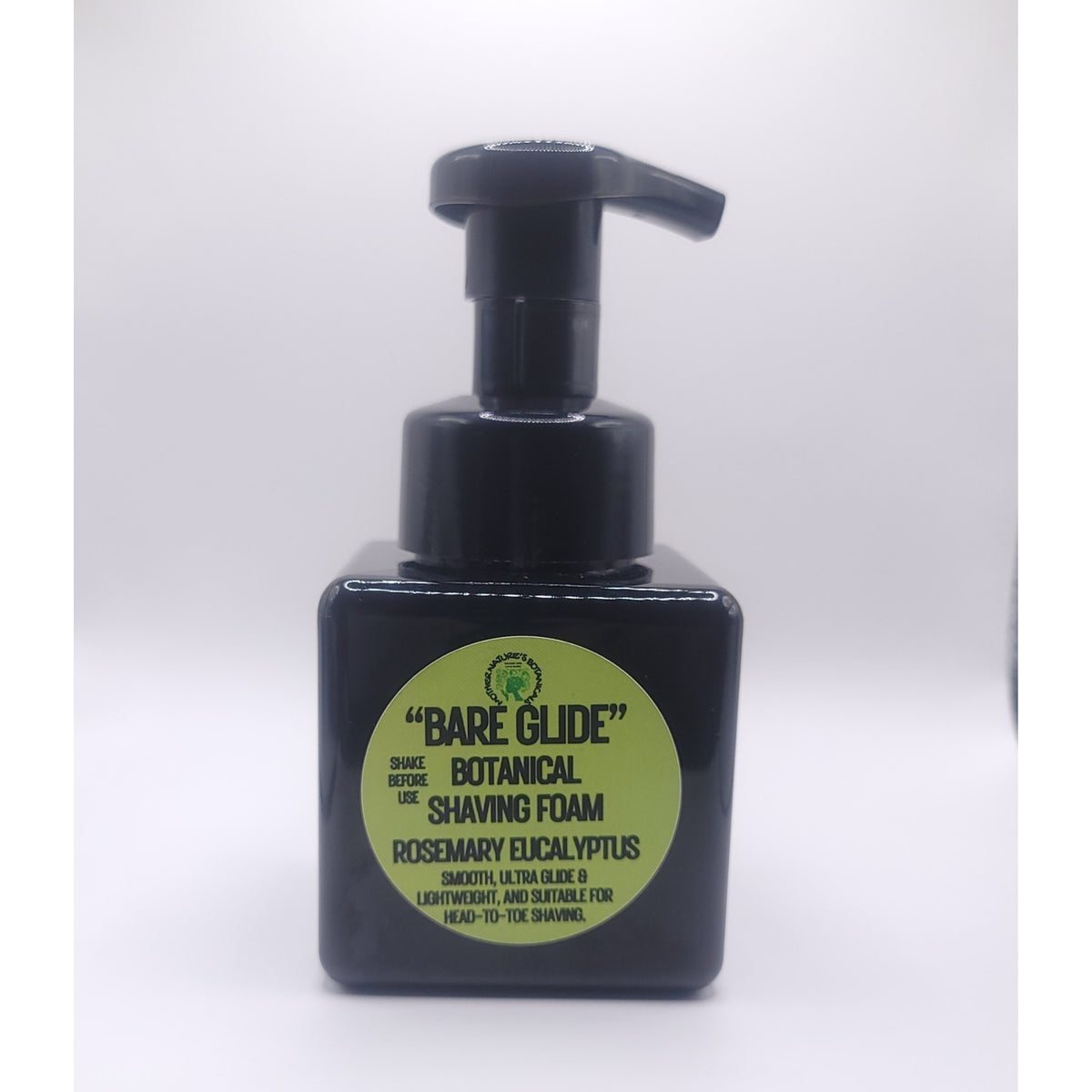 "Bare Glide" Botanical Body Shave Foam - Rosemary Eucalyptus - Glide • Soothe • Comfort