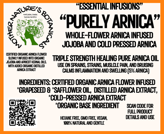 "Purely Arnica" 100% Pure, triple strength, infused Jojoba Oil (500 mg/ml)