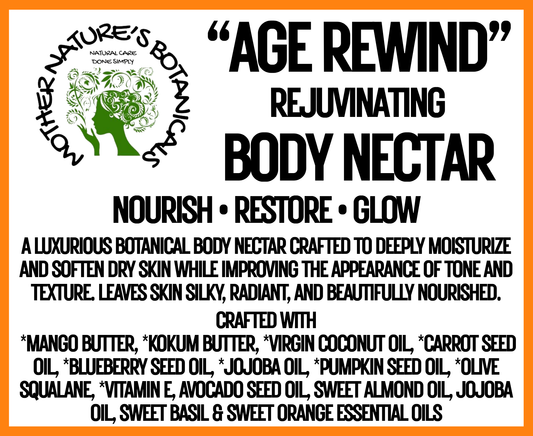 "AGE REWIND" Skin Rejuvenating Nectar - Restore • Renew • Nourish