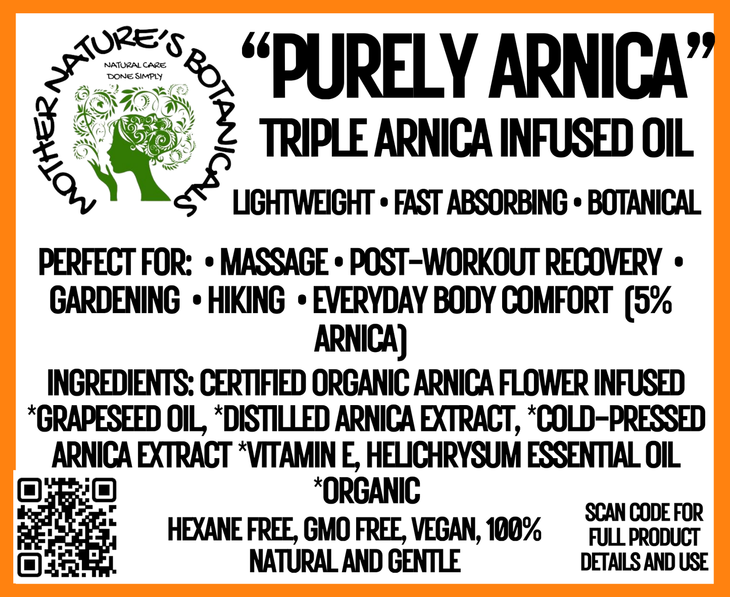 Purely Arnica - Triple Arnica Botanical Oil