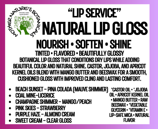 "Fresh Face" Tinted Lip Gloss - Nourish • Soften • Shine    (3 sizes)