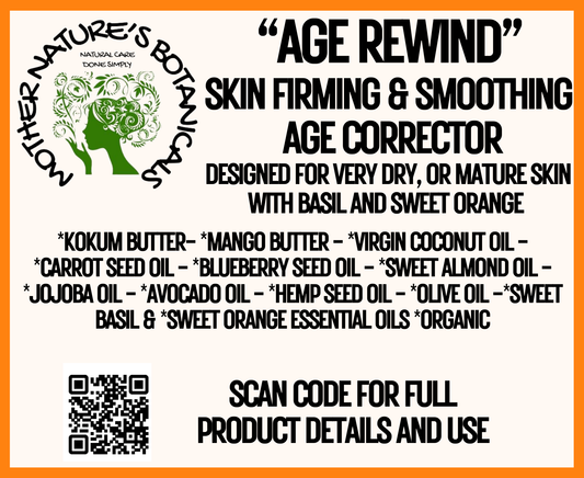 "AGE REWIND", Skin Firming & Smoothing Age Corrector (Very dry, mature or sun damaged skin)