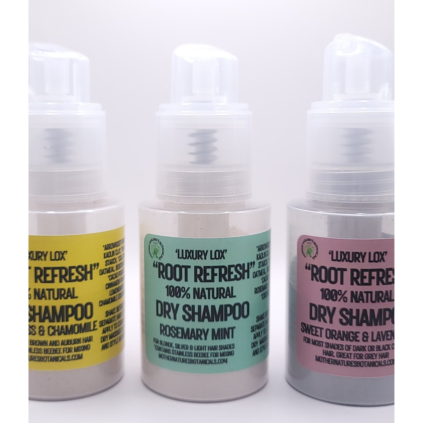 "LUXURY LOX" "Root Refresh" Botanical Dry Shampoo  - Refresh • Revive • Extend