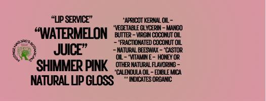 "Fresh Face" - "Lip Service" Tinted, Natural Lip Gloss Mini's (3 ml)