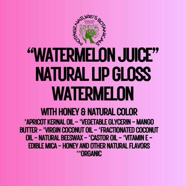 "Fresh Face" - "Lip Service" Tinted, Natural Lip Gloss with natural flavor (7 varieties)