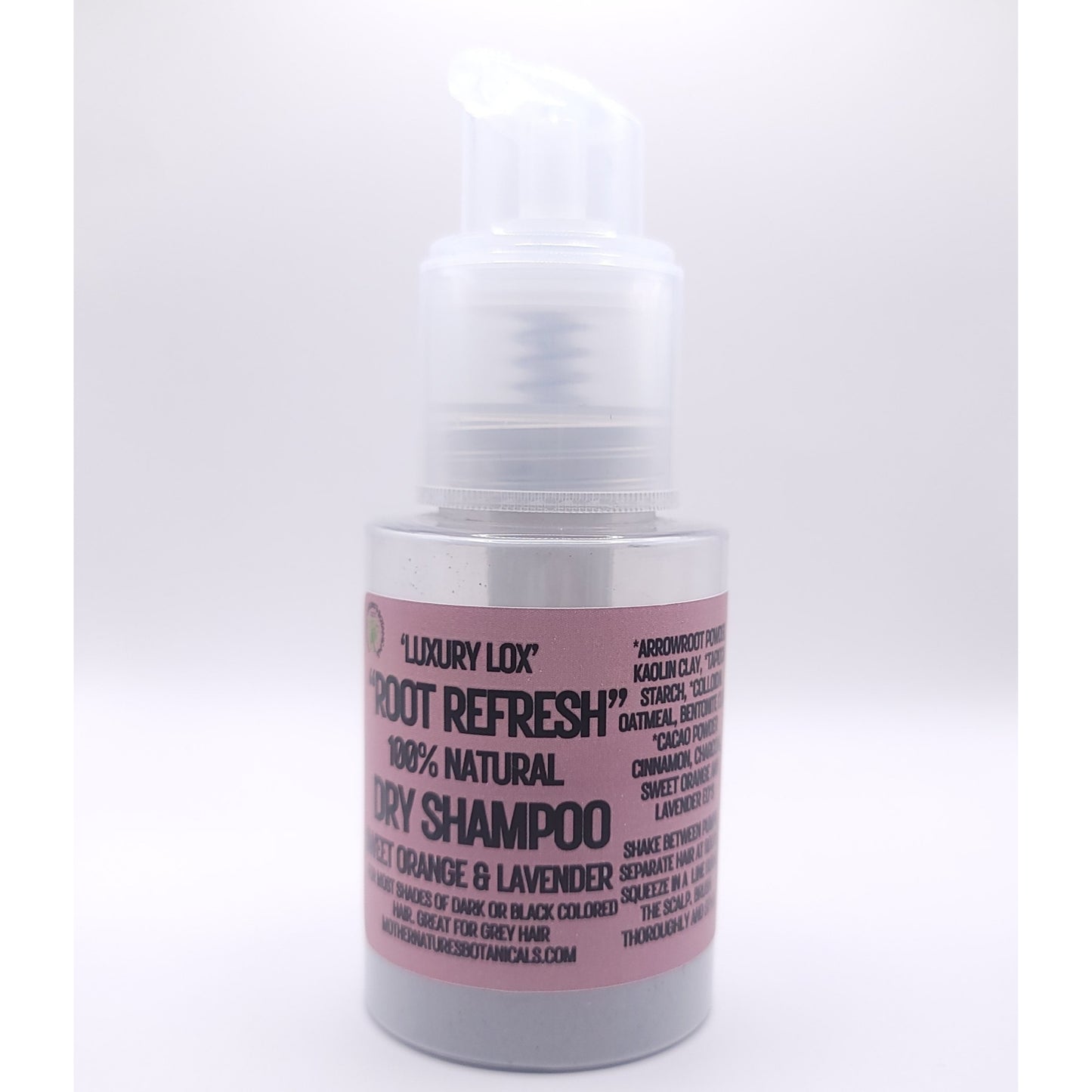 "LUXURY LOX" "Root Refresh" Botanical Dry Shampoo  - Refresh • Revive • Extend