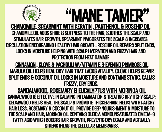 "LUXURY LOX" "Mane Tamer" Nourishing All Season Hair Oil (3 varieties)