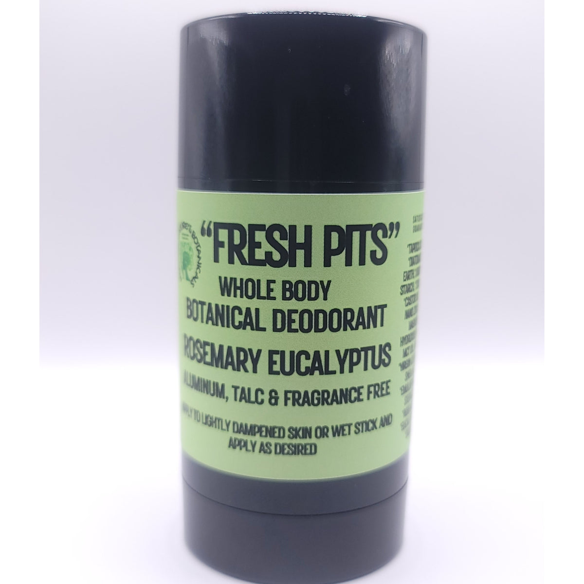 "FRESH PITS" Botanical Body Deodorant Stick - Fresh • Confident • Protected