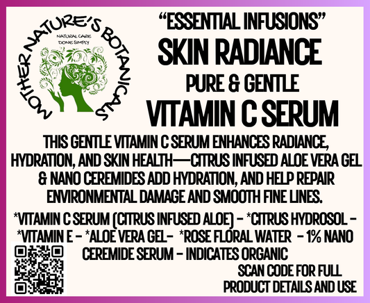 "Fresh Face" - "Skin Radiance"  Pure and Gentle, 100% Natural Vitamin C Serum