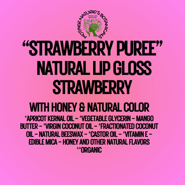 "Fresh Face" - "Lip Service" Tinted, Natural Lip Gloss with natural flavor (7 varieties)
