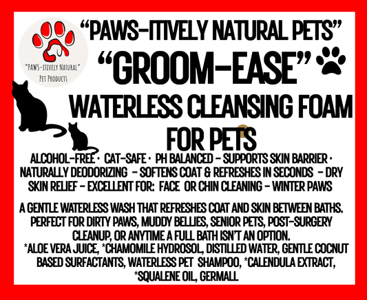 Groom Ease - Foaming Waterless Shampoo (Cats and Dogs)