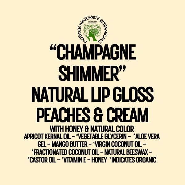 "Fresh Face" - "Lip Service" Tinted, Natural Lip Gloss with natural flavor (7 varieties)