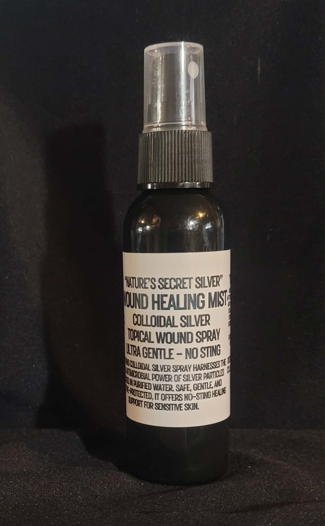 Nature's Secret Silver -Colloidal Silver Wound Spray for People and Pets