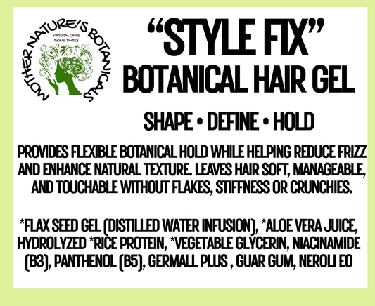 "LUXURY LOX" "Style Fix" Botanical Hair Gel -  Define • Hold • Control