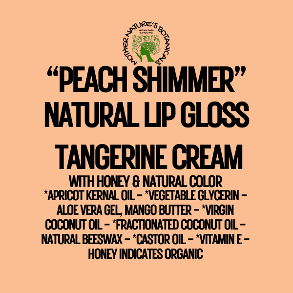 "Fresh Face" - "Lip Service" Tinted, Natural Lip Gloss with natural flavor (7 varieties)