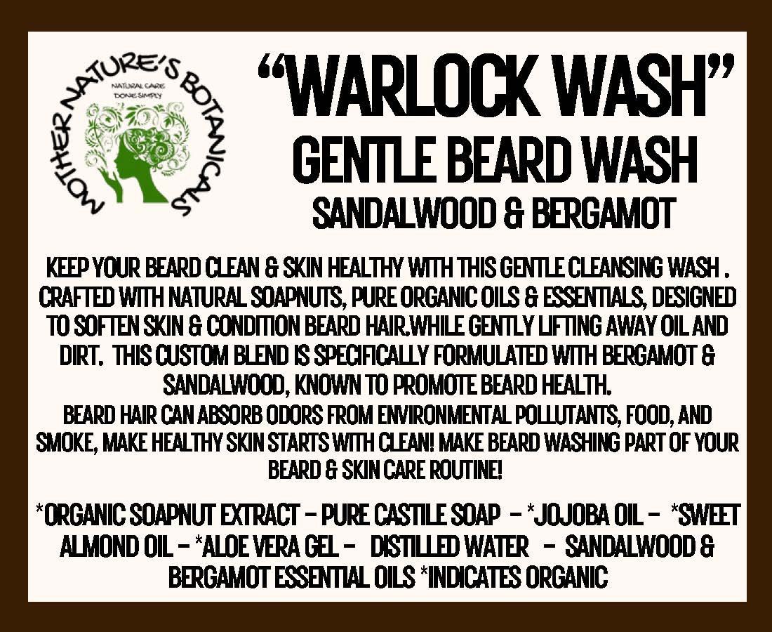 Gentle Foaming Beard Shampoo with Sandalwood & Bergamot