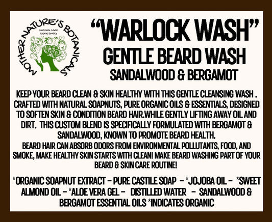 Gentle Foaming Beard Shampoo with Sandalwood & Bergamot