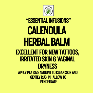 "Herbal Remedies" "Calendula Herbal Balm" Gentle, Herbal Infused Balm (personal dryness relief)