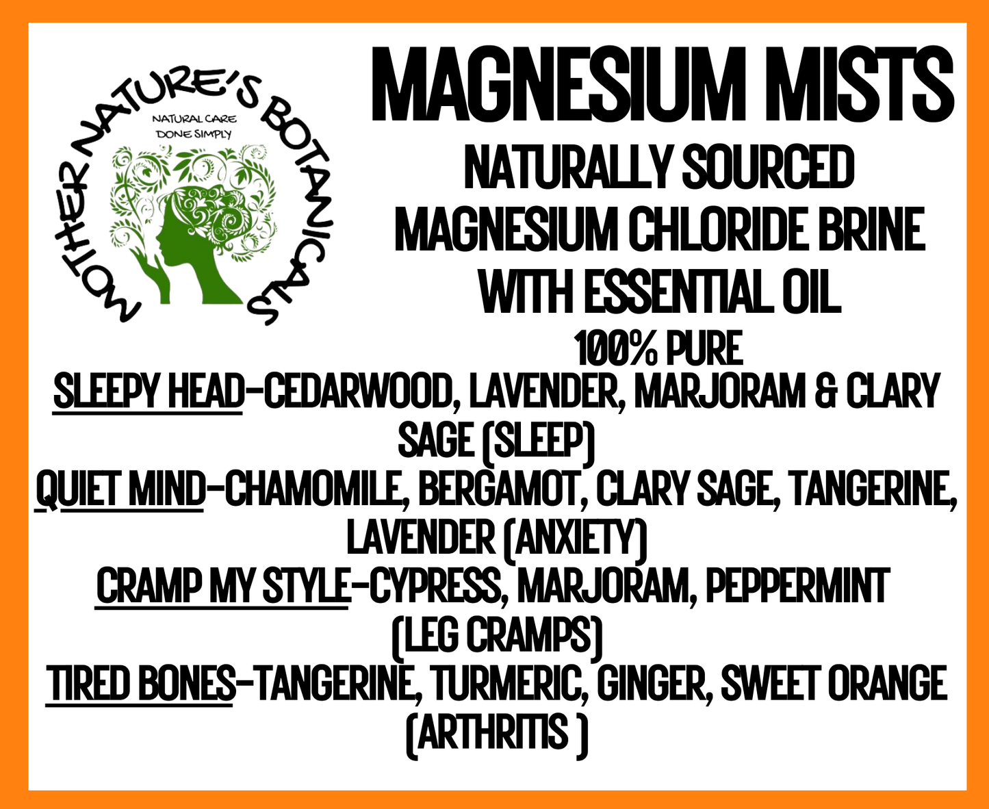 Magnesium Therapy Mists - Botanical Magnesium Support - Relax • Restore • Recharge