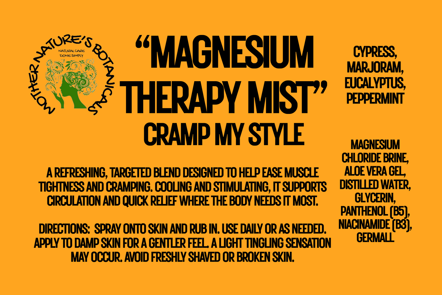 Magnesium Therapy Mists - Botanical Mineral Support for Body and Skin