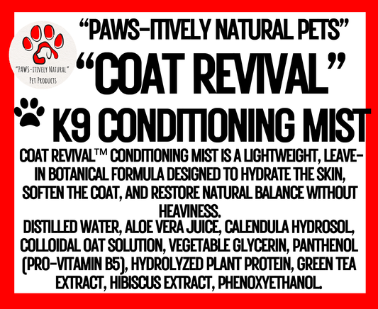 Coat Revival - K9 Conditioning Mist