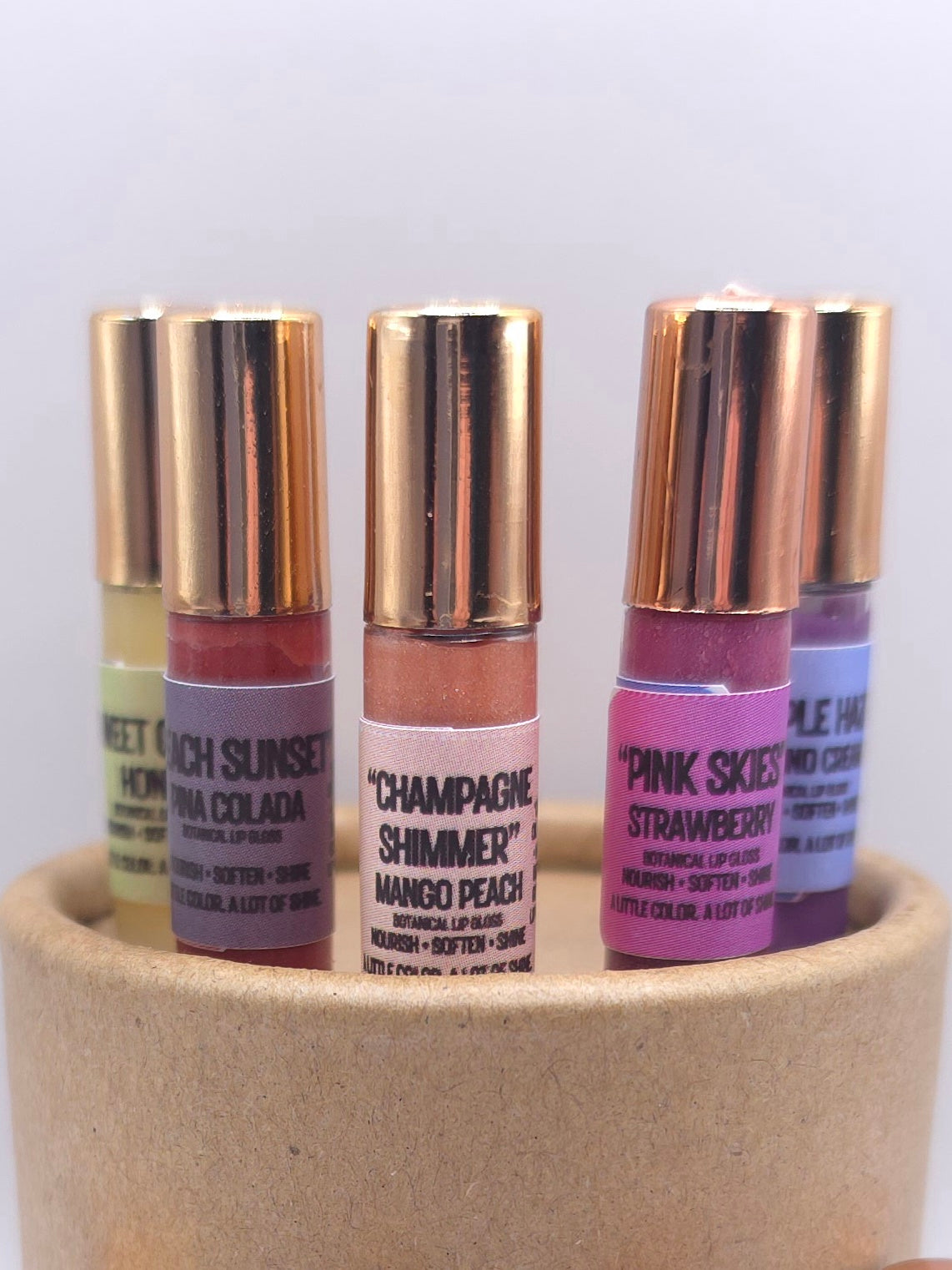 "Fresh Face" Tinted Lip Gloss - Nourish • Soften • Shine    (3 sizes)