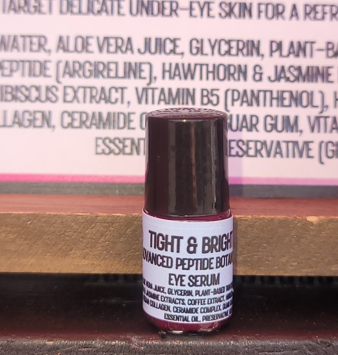 "Fresh Face" "TIGHT & BRIGHT 2.0" - Nourishing Peptide Eye Serum (Clinical Formula)