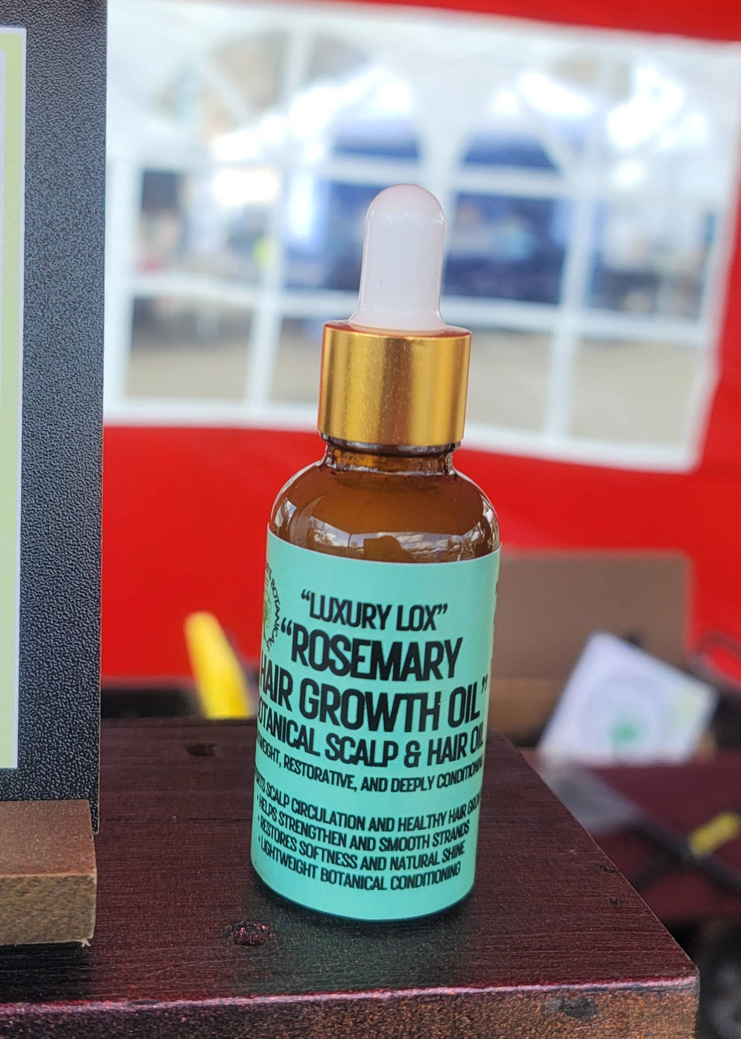 "LUXURY LOX" Rosemary Premium Hair Oil (Hair, Scalp, Beards) - Limited Batch