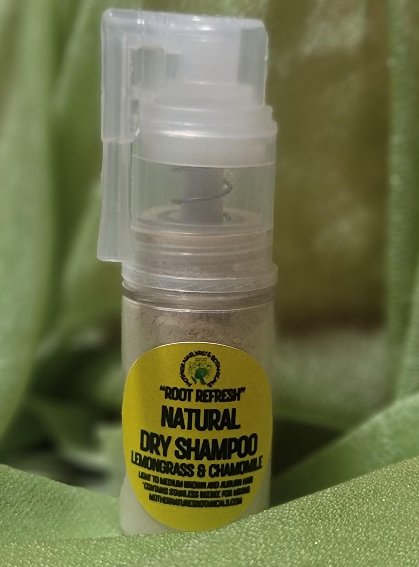 "LUXURY LOX" "ROOT REFRESH" Natural Dry Shampoo with Air Pump Dispenser (3 shades)