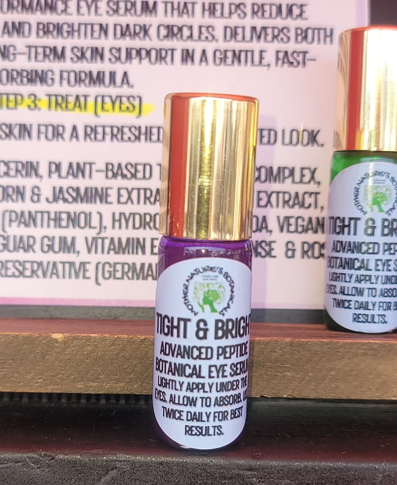 "Fresh Face" "TIGHT & BRIGHT 2.0" - Nourishing Peptide Eye Serum (Clinical Formula)