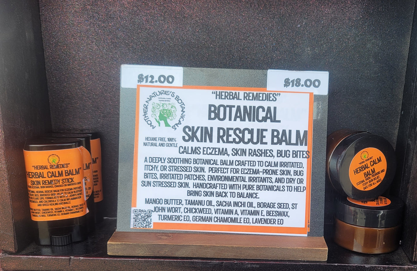 "Skin Rescue Balm" Skin Remedy Balm (comfort for itchy, irritated, reactive, or stressed skin)