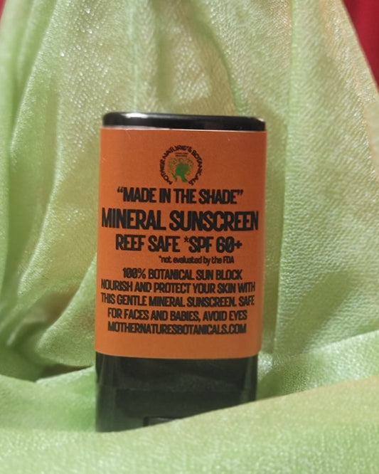 "Made in the Shade" Mineral Sun Balm - (Reef Safe) + Shield • Nourish • Protect