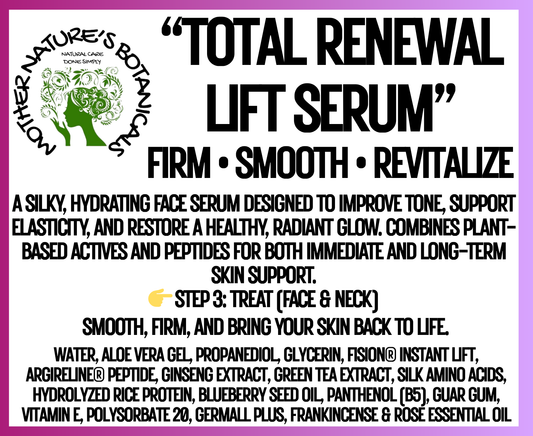 "Fresh Face" "Total Renewal Lift" - Firming & Glow Serum